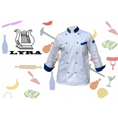 Giacca cuoco euro doppiopetto Lyra srl
