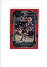 2023 Panini Prizm WNBA Basketball Kalani Brown #22 Ruby Wave Prizm Dallas Wings
