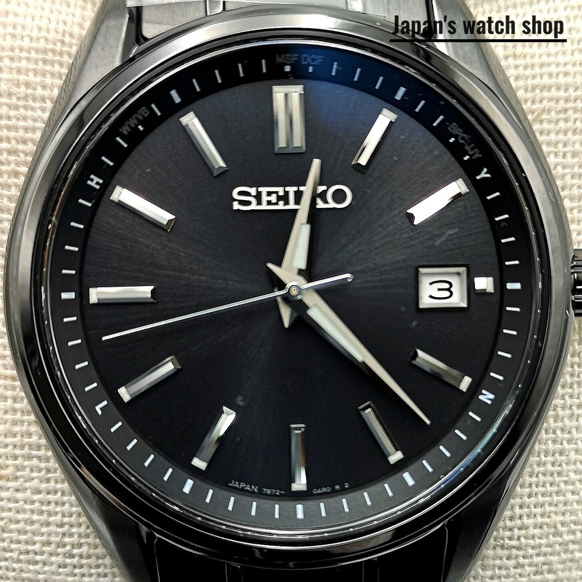 SEIKO Selection S SBTM343 Black Analog Men's Watch New in Box | eBay