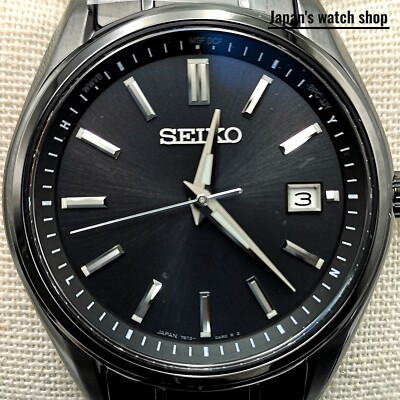 SEIKO Selection S SBTM343 Black Analog Men's Watch New in Box | eBay