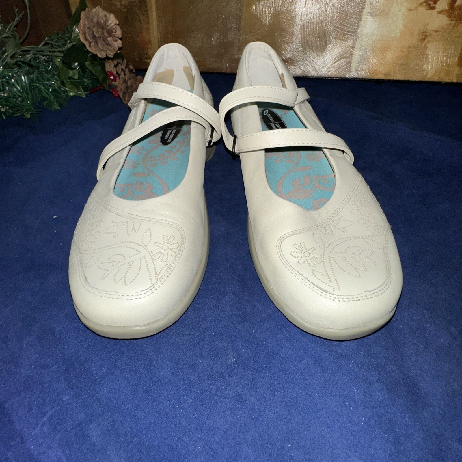 Aetrex Hook Loop Adjust Customizable Wmn Tan Leat… - image 8