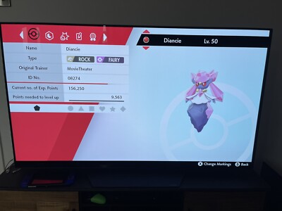 Diancie Pokemon Schwert und Schild Perfect IV