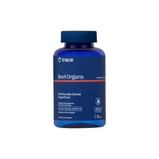 Trace Minerals Beef Organ 600mg - Bone & Energy Health Support Supplement - N...