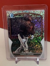 2023 Bowman Chrome Prospects Shimmer Refractors #BCP176 Marco Luciano Giants