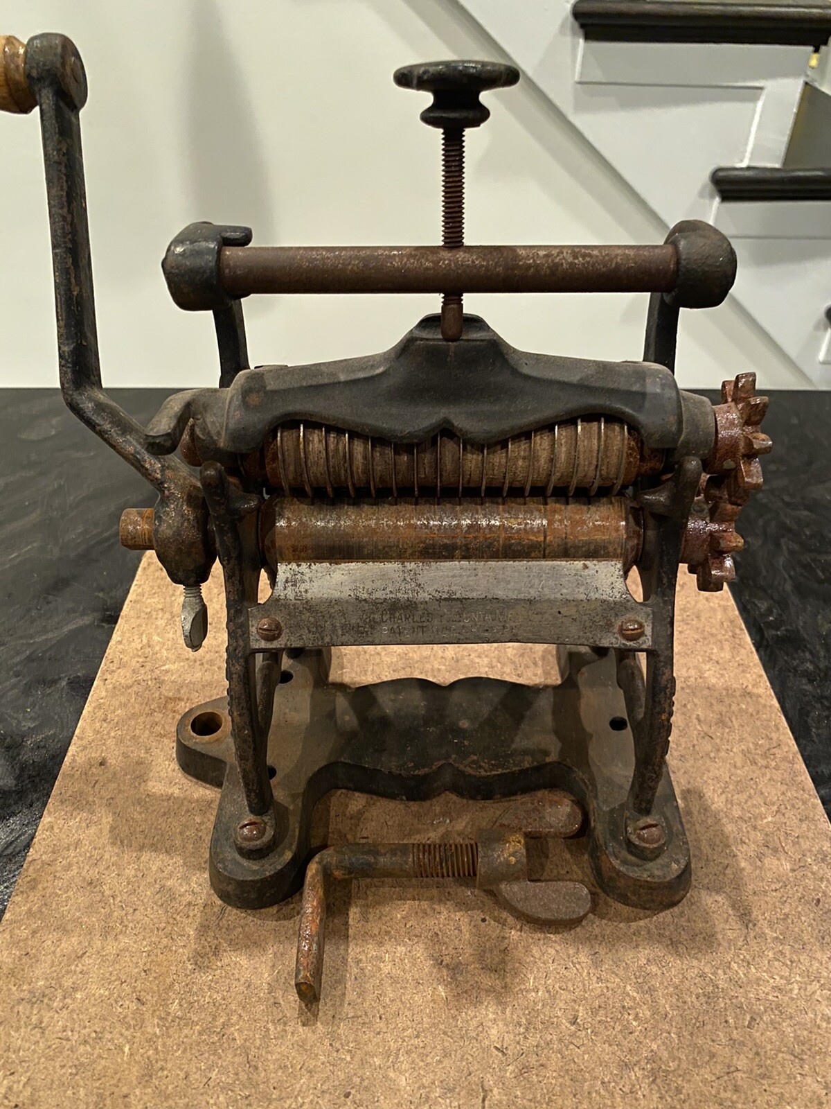 Antique Giunta Bros. Cast Iron Pasta Press Maker Philadelphia PA eBay