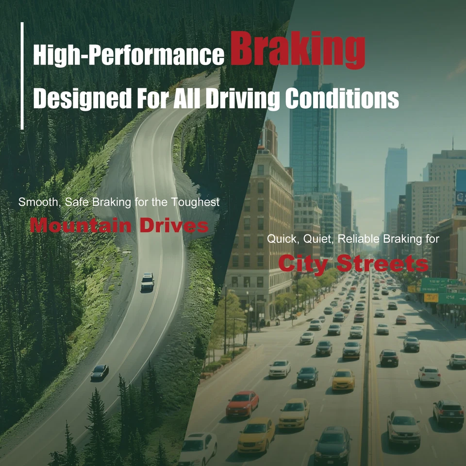 Rear Ceramic Brake Pads for Chevrolet Camaro 2016 - 2022 & Corvette 2014 - 2019 Foto 4 de 4