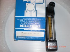 Caudalímetro PORTER INSTRUMENT 083937-000 rotómetro 0-60 LPM/20PSI N2 montaje en panel