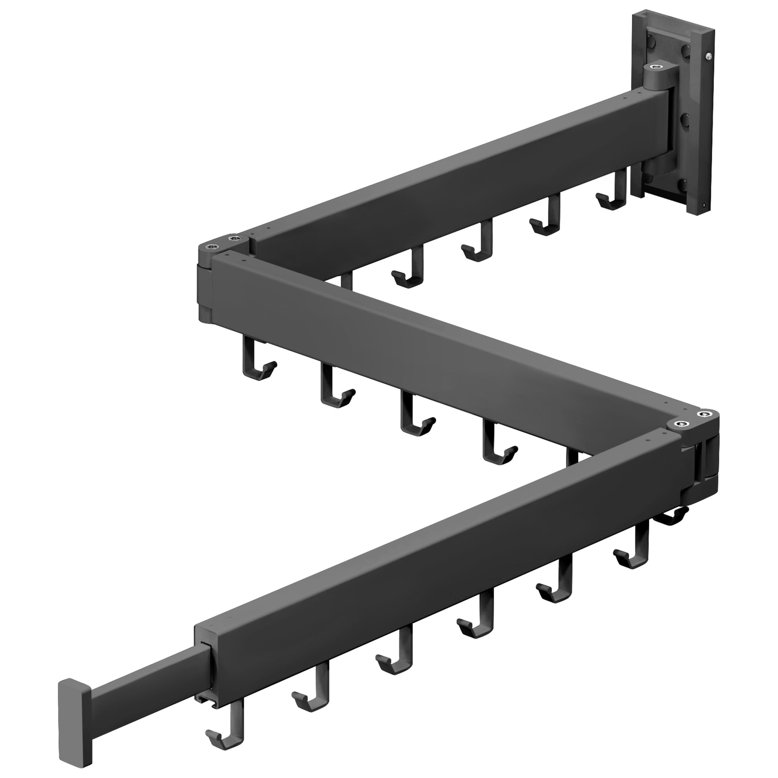 Clothes Drying Rack,Laundry Drying Rack Wall Mount, Space Saver Clothes Rack,...-image