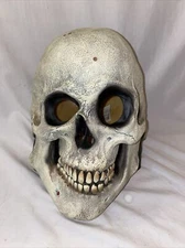 Vintage 1997 The Paper Magic Group Skull Halloween Mask XL