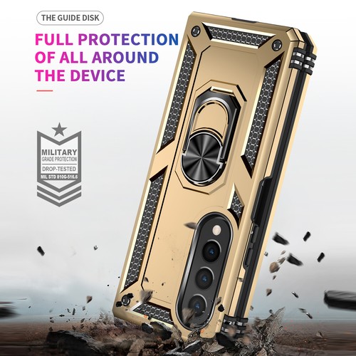 For Samsung Galaxy Z Fold 5 Fold 4/3 Shockproof Magnetic Ring Stand Case Cover - Picture 50 of 77