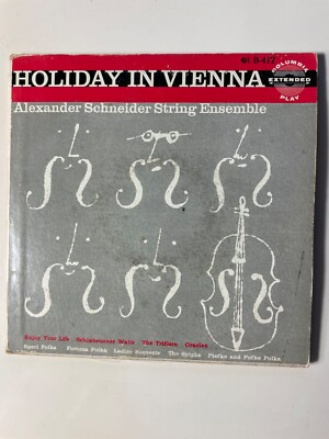 Alexander Schneider String Ensemble   Holiday In Vienna 2X - 45 VG/G
