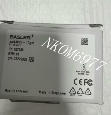 1PC New Basler acA3800-10gm industrial camera