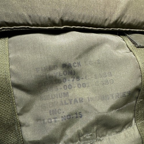 Army Military field pack lc1 gibraltar industries medium green w/ 3 rucksacks - Picture 2 of 5
