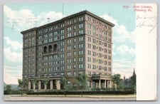 Postcard Pittsburgh PA Pennsylvania Hotel Schenley Posted 1909