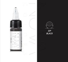 Nuva Colors SMP Scalp Micropigmentation BLACK 1/2-oz Pigment PMU Color Ink