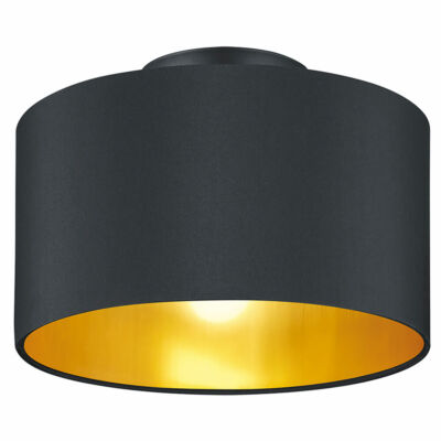 Deckenleuchte Deckenlampe HOSTEL Metall und Schirm schwarz 2x E14 Trio Leuchten