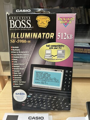 Vintage Casio SF-8000 Digital Diary (Gebraucht) in Bäretswil für CHF 20