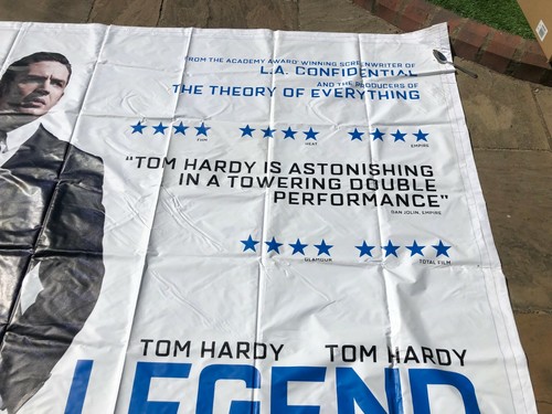 LEGAND With Tom Hardy Playing Ron & Reg Kray Cinema Banner 2840mm x 2040mm 3169 - Imagen 4 de 8