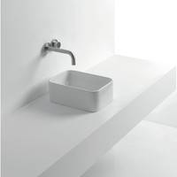 Bath Collections Normal Rectangular Vessel Bathroom Sink With Overflow on sale Bath Collections Normal Rectangular Vessel Bathroom Sink With Overflow on sale