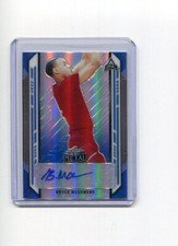 2021-22 Leaf Metal Autographs Blue Prismatic Bryce McGowens Rookie Auto 15/50