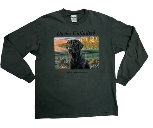 パグ Feather Flage Mens 2XL Ducks In A Row Camo Long Sleeve Cotton