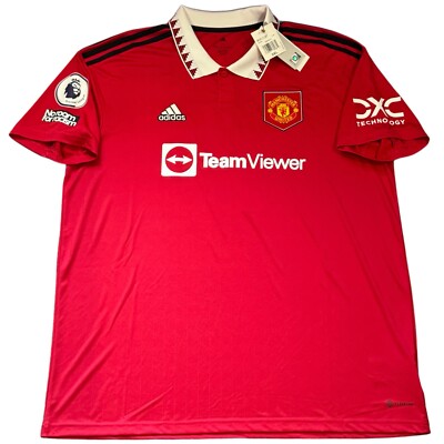 ウェア Manchester united home kit #17 2022/23 Manchester United Home Jersey #7 Ronaldo 2XL Adidas