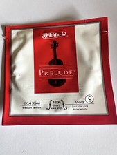 NEW  D'Addario Prelude Viola Single C String, Extra Short Scale, Medium Tension