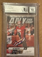 2022 Prestige Any Given Sunday #12 Joe Montana Auto
