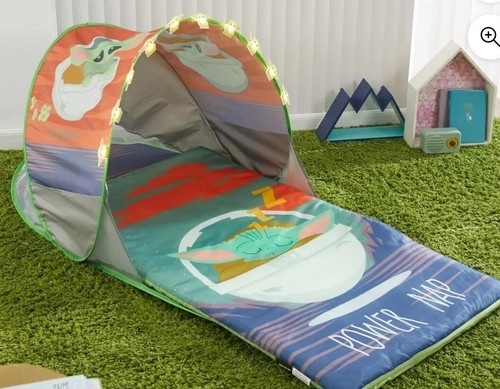 Disney Pop Up Play Tent Star Wars Baby Yoda 3 Piece Adventure Set With Lights