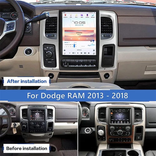 12.1" Car Stereo Radio For Dodge RAM 2013-2019 GPS Head Unit Wireless Carplay - Bild 2 von 6