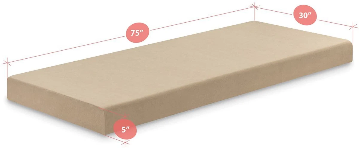 Twin cot with clearance mattress