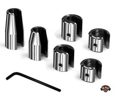 Fatthick Spoke Weights For 38 Motorcycle Wheel Chrome New 6pc Made In Usa