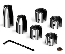 FAT SPOKE WEIGHTS FOR 3/8" THICK SPOKE MOTORCYCLE WHEELS! CHROME PLATED! NEW!