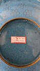 Vintage Chinese Cloisonne Bird/flower Plate w. Stand — photo 5