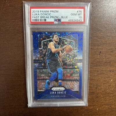 PSA 10 Luka Doncic Fast Break Prizm Blue #/175 - 2019 Panini Prizm COLOR MATCH🔥