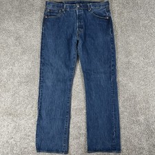 Levis 501 XX Jeans Mens 36x32 Blue Wash Straight Leg Button Fly Denim Classic