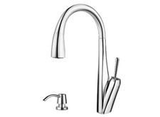Kitchen Faucet Pull Down Pfister GT529WHC W/soap Dispenser