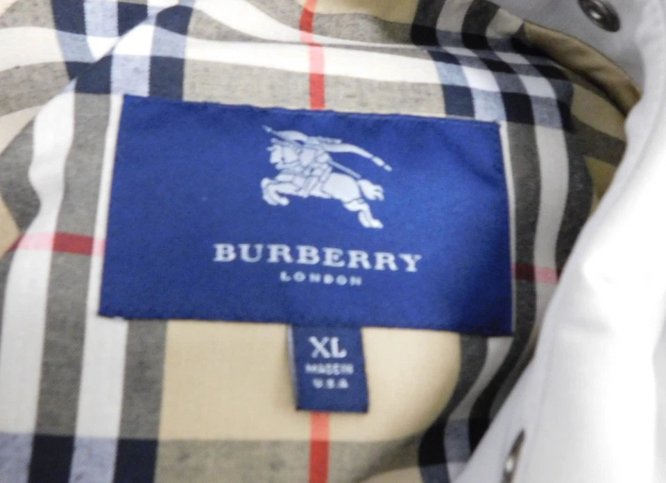 Chaqueta Abrigo Coche Burberry London Vintage Hombre - Piedra - Talla XL Foto 4 de 4