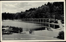 Ak Rastenberg in Thüringen, Waldschwimmbad -...