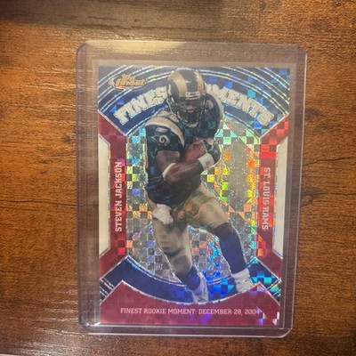 2007 Topps Finest Veteran Finest Moments Steven Jackson X-Fractor /25 EBAY 1/1