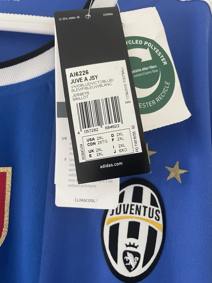 Juventus maglia originale adidas 16/17 9 Higuain - Immagine 4 di 4