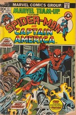 52166: Marvel Comics MARVEL TEAM-UP FEATURING SPIDER-MAN AND CAPTAIN AMERICA #13
