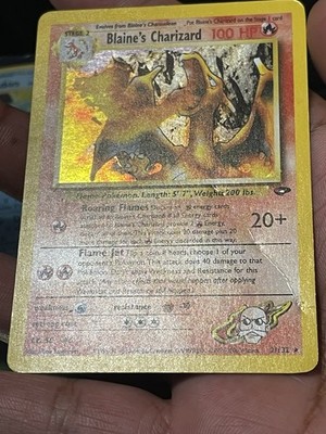 Pokémon Blaine's Charizard 2/132 Gym Challenge Holo Rare Unlimited