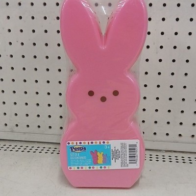 Peeps Pink Easter Plastic Egg Container Bunny Set 2020-Now Collectible Decor