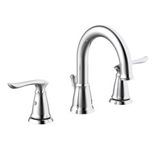 Wayton Chrome Widespread 2-Handle WaterSense High-arc Bathroom Faucet