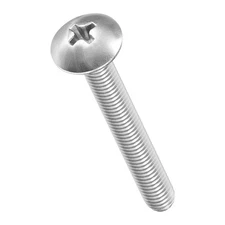 Machine Screws Phillips Head(M5-0.8x40) 50Pcs, Silver
