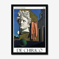 Giorgio De Chirico - "Canto D'Amore", 1914 - Stampa SR-A3 (32x45cm) 350 gr