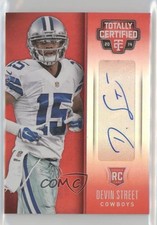 2014 Totally Certified Rookie Signatures Mirror Red 7/25 Devin Street Auto 0c2