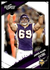 2009 Score 166 Jared Allen Minnesota Vikings Football Card