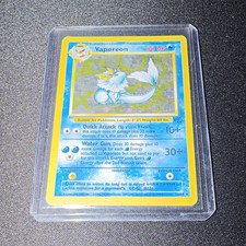 Vaporeon 12/64 Jungle Holo Rare Unlimited English 1999 80 HP on eBay